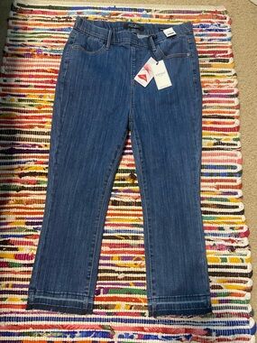 Judy Blue Mid-Rise Straight Leg Jeans in Blue Denim